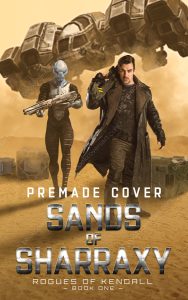 Premade sci-fi book cover for self publishing authors on KDP