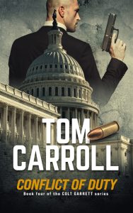 Thriller book cover