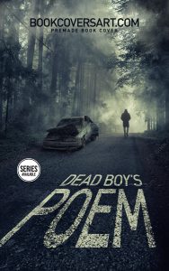 Dead Boy's Poem - Mystery Thriller Premade Book Cover with Dark Forest and Abandoned Car
