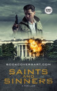 Spy Thriller Premade Book Cover - Saints and Sinners