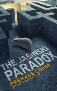 A Psychological Thriller Book Cover showing a white rat in a maze, suitable for psychological thrillers and suspense novels. Ideal for self-publishing authors on KDP or IngramSpark!