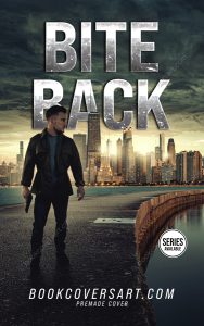 Action thriller book cover design Bite Back for self-publishing authors