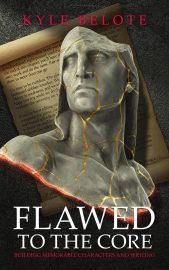 Non-fiction writing book cover design – Flawed to the Core