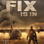 Military thriller cover design featuring armed soldier facing cargo aircraft in dusty desert scene