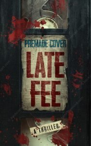 VHS horror cover for sale featuring a blood splattered videotape with distressed retro styling.
