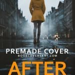 After the Rain Mystery Cover showing a woman in a yellow coat walking alone through a rainy city street